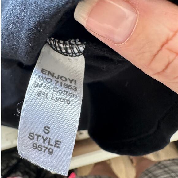 Michael Stars Black Midi Maxi Racerback Ruched Side Tank Dress Small - Picture 8 of 12